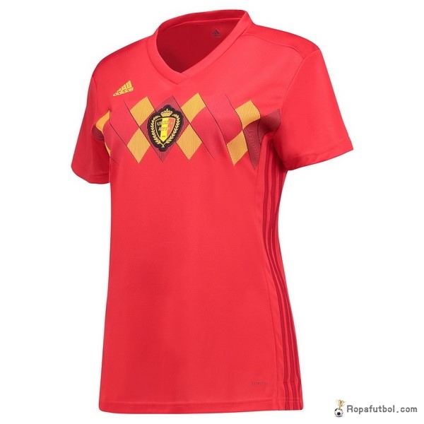 Camiseta Bélgica Replica Primera Ropa Mujer 2018